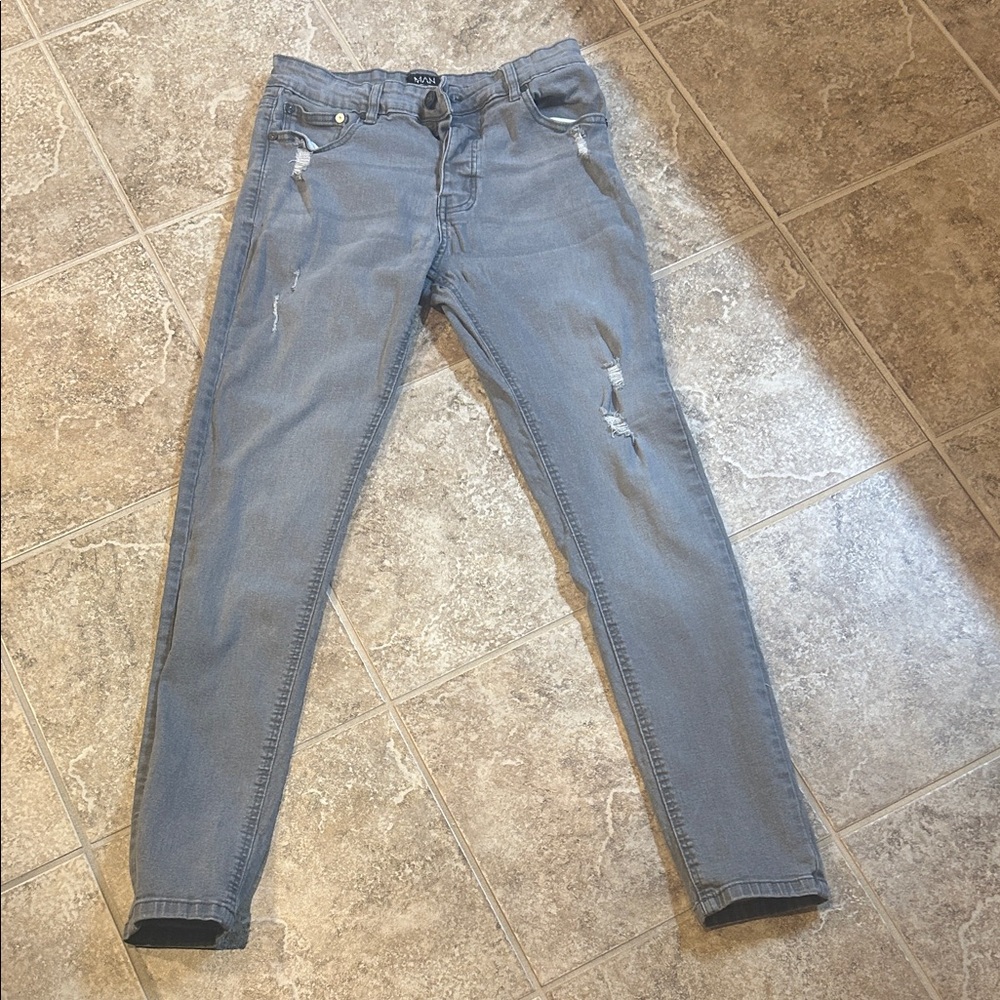 Women's Gray Jeans